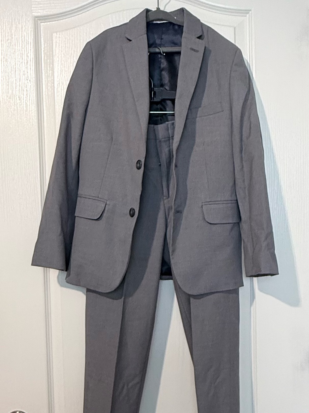 IZOD Boys Gray 2-Piece Suit Size 10 Regular Blazer & Dress Pants